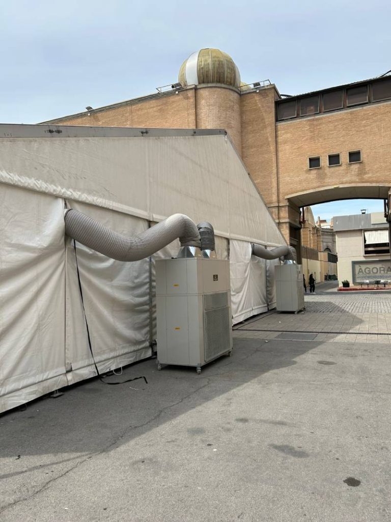 Alquiler de aire acondicionado para carpas