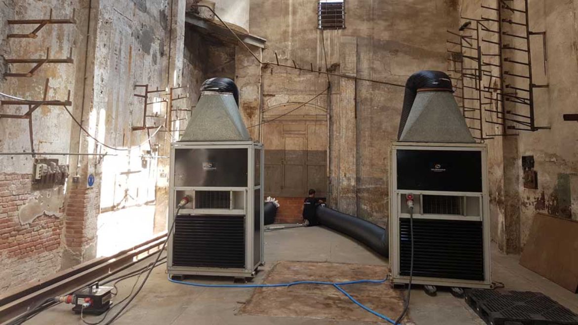 Alquiler de aire acondicionado para industria
