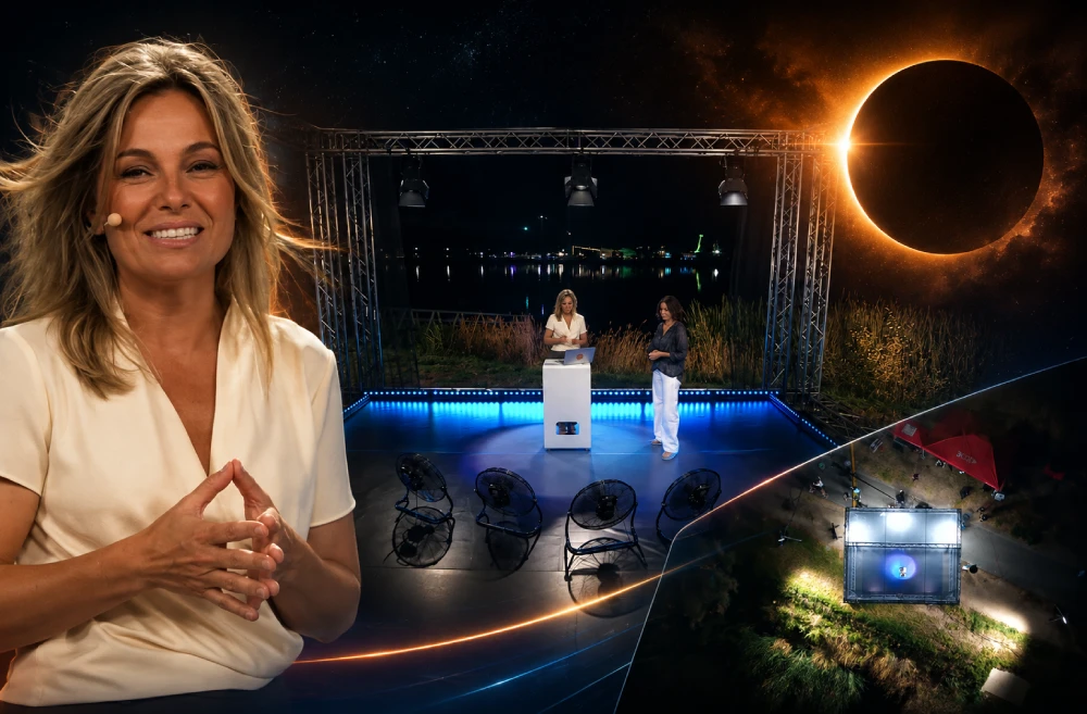 Clima Events con TV3 cubriendo el ecplipse del dia 12 de agosto de 2026 (4)